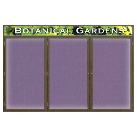 United Visual Products Open Faced Traditional Rounded Corkboard UV642ARC-SATIN-CINNABA